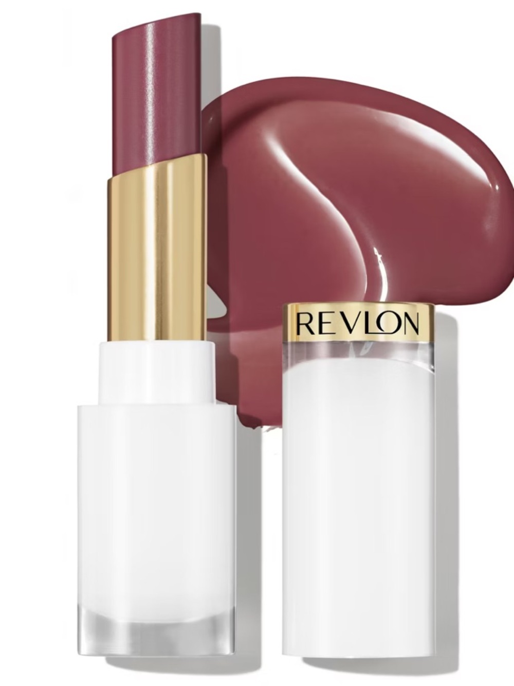 🦋 Revlon Glazed Mauve 07 Super Lustrous Glass Shine Balm New Full Size